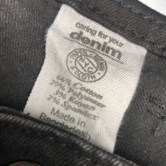 LIKE NEW PAPER DENIM & CLOTH BLACK HIGH-RISE SLIM STRAIGHT JEANS 30x30 ⭐️ - Picture 6 of 10